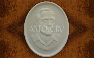 Портрет для памятника из искусственного мрамора - artcnc.ru
