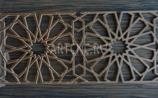 Марокканская  решетка из дерева - artcnc.ru